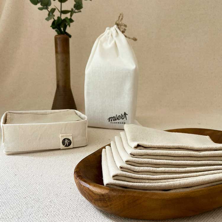 Yıkanabilir Ekolojik Havlu Seti - Tek kat geniş